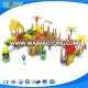 Kids Wooden Outdoor Playground Equipment Slide Swing Set